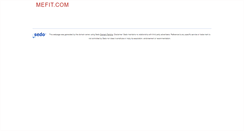 Desktop Screenshot of mefit.com