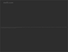 Tablet Screenshot of mefit.com